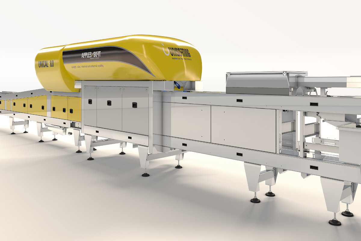Unisorting Unical 8.0 Apples Sort: machine de calibrage pour les pommes