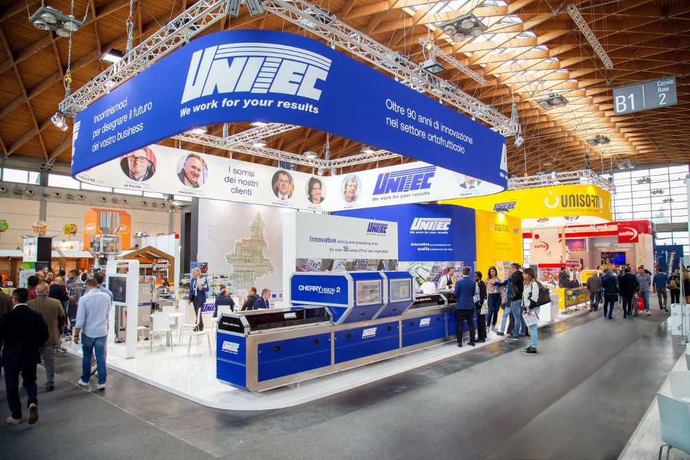 Unitec - technologies pour les produits frais à Macfrut 2017, Rimini (Italie)
